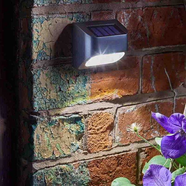 Solar Fence, Wall & Post 10L Light - 4 Pack Cheap