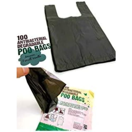 100 Antibacterial Degradable Dog Poo Bags Online