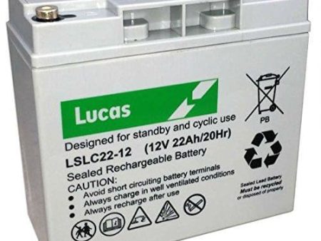 Lucas LSLC-22-12 22Ah AGM Golf battery Online now