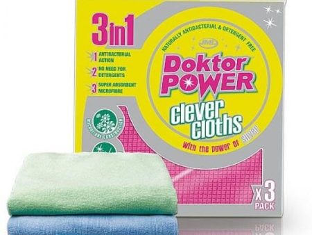 JML Microfibre Cleaning Cloths - 3 Pack Online