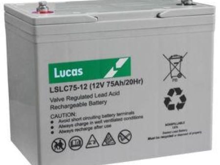 Lucas SLC75-12 75Ah AGM Mobility & Golf Battery Cheap