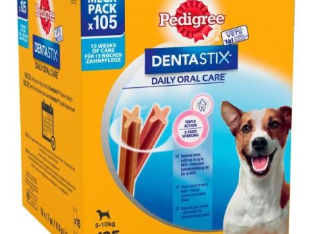 PEDIGREE DentaStix Daily Dental Chews Small Dog 105 Sticks Hot on Sale