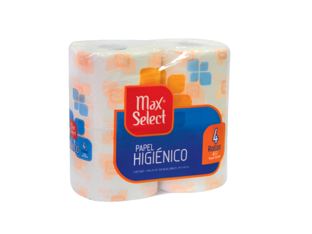 Papel Higienico 400 Hd Max Select 4.0 - Pza Hot on Sale