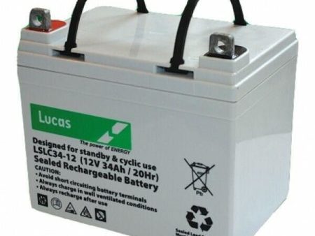 Lucas SLC34 34Ah AGM Golf Battery Hot on Sale