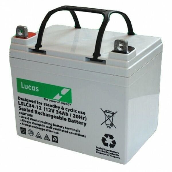 Lucas SLC34 34Ah AGM Golf Battery Hot on Sale