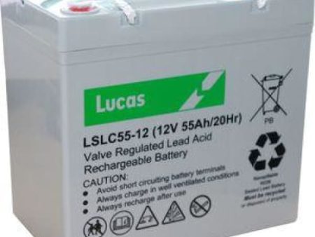 Lucas SLC55-12 55Ah AGM Mobility & Golf Battery on Sale