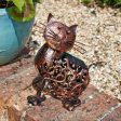 Solar Powered Scroll Cat Garden Light Sale