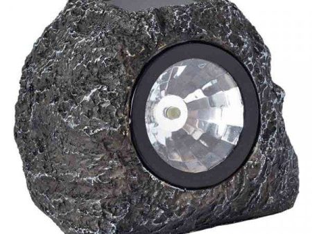 Solar Granite Rock Spotlight, 4 Pack Discount