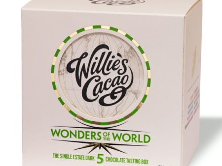 Willies Cacao Wonders of the World 5 Bar Gift Set (250g) Online