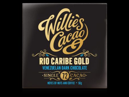 Willies Cacao Rio Caribe Gold Venezuelan Dark Chocolate (50g) Cheap