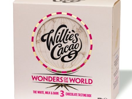 Willies Cacao Wonders of the World 3 Bar Gift Set (150g) Fashion