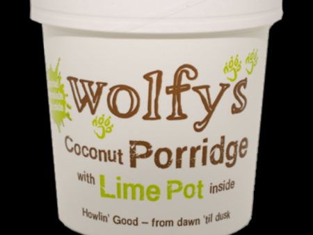 Wolfy s Coconut Porridge with Lime Pot (110g) on Sale