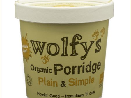 Wolfy s Organic Plain & Simple Porridge Pot (60g) For Sale