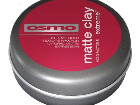 Matinis vaškas-molis plaukams Osmo Matte Clay Extreme Traveller OS064421, 25 ml +dovana Previa plaukų priemonė Fashion