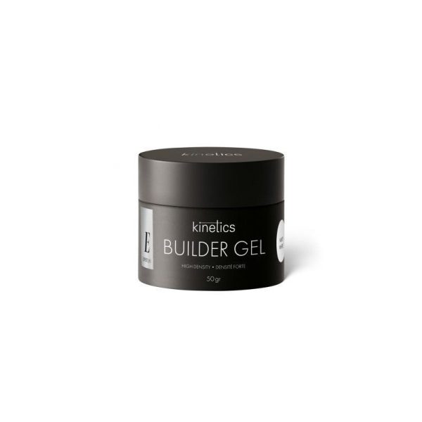 Statybinis gelis nagų priauginimui Kinetics Expert Line Builder Gel Milky White KBGMW50, 50 g, pieno baltos spalvos, ypač tinka natūraliam efektui pasiekti Fashion