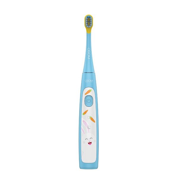 Vaikiškas įkraunamas elektrinis dantų šepetėlis OSOM Oral Care Kids Sonic Toothbrush Blue OSOMORALK6XBLUE, mėlynos spalvos, IPX7 Hot on Sale