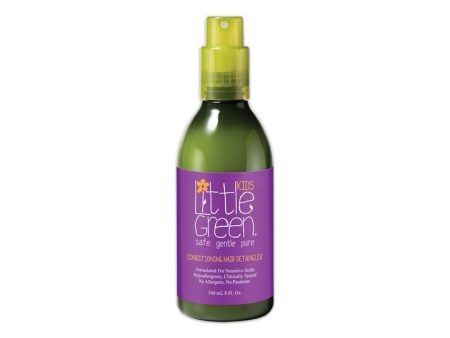 Nenuplaunama, plaukų iššukavimą lengvinanti priemonė vaikams Little Green Kids Conditioning Hair Detangler Leave-In LGKD8, 240 ml, tinka naudoti jautriai odai Fashion