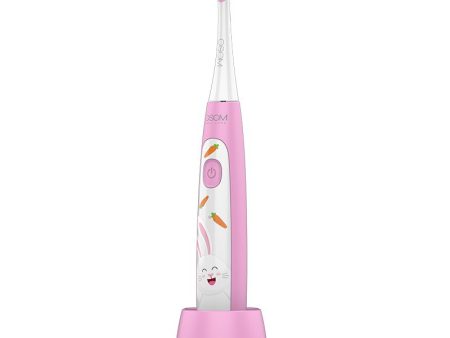 Vaikiškas įkraunamas elektrinis dantų šepetėlis OSOM Oral Care Kids Sonic Toothbrush Pink OSOMORALK7PINK, rožinės spalvos, IPX7 Fashion