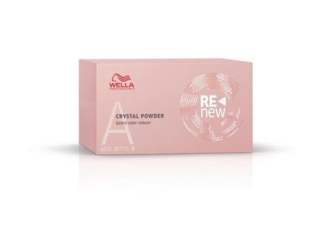 Wella RENEW CRYSTAL POWDER spalvos šalinimo milteliai, 5 x 9 g  +dovana Wella priemonė Online