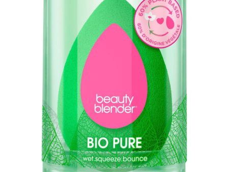 Makiažo kempinėlė BeautyBlender Bio Pure Blender Makeup Sponge BB23063, 60 % augalinė sudėtis +dovana Previa kosmetikos priemonė Sale