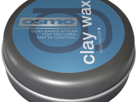 Matinis vaškas-molis plaukams Osmo Clay Wax Traveller OS064006, 25 ml +dovana Previa plaukų priemonė Online Hot Sale