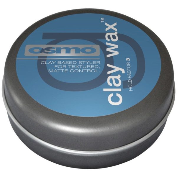 Matinis vaškas-molis plaukams Osmo Clay Wax Traveller OS064006, 25 ml +dovana Previa plaukų priemonė Online Hot Sale