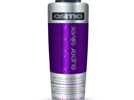 Ypač pilkinantis plaukų šampūnas Osmo Super Silver Shampoo OS064083, 300 ml +dovana Previa plaukų priemonė Supply