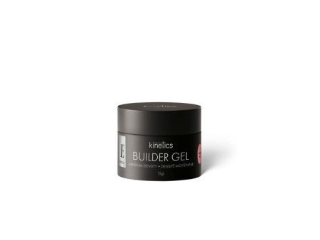 Statybinis gelis nagų priauginimui Kinetics Expert Line Builder Gel Natural Pink KBGNP15, 15 g, natūralus rožinis, puikiai maskuoja natūralių nagų defektus Discount