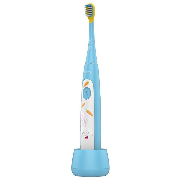 Vaikiškas įkraunamas elektrinis dantų šepetėlis OSOM Oral Care Kids Sonic Toothbrush Blue OSOMORALK6XBLUE, mėlynos spalvos, IPX7 Hot on Sale