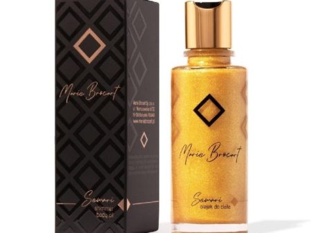 Drėkinamasis, švytėjimo kūnui suteikiantis aliejus Marie Brocart Semari Shimmer Body Oil MAR08015, 100 ml Online Hot Sale